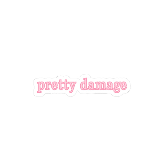 Pretty Damage Sticker