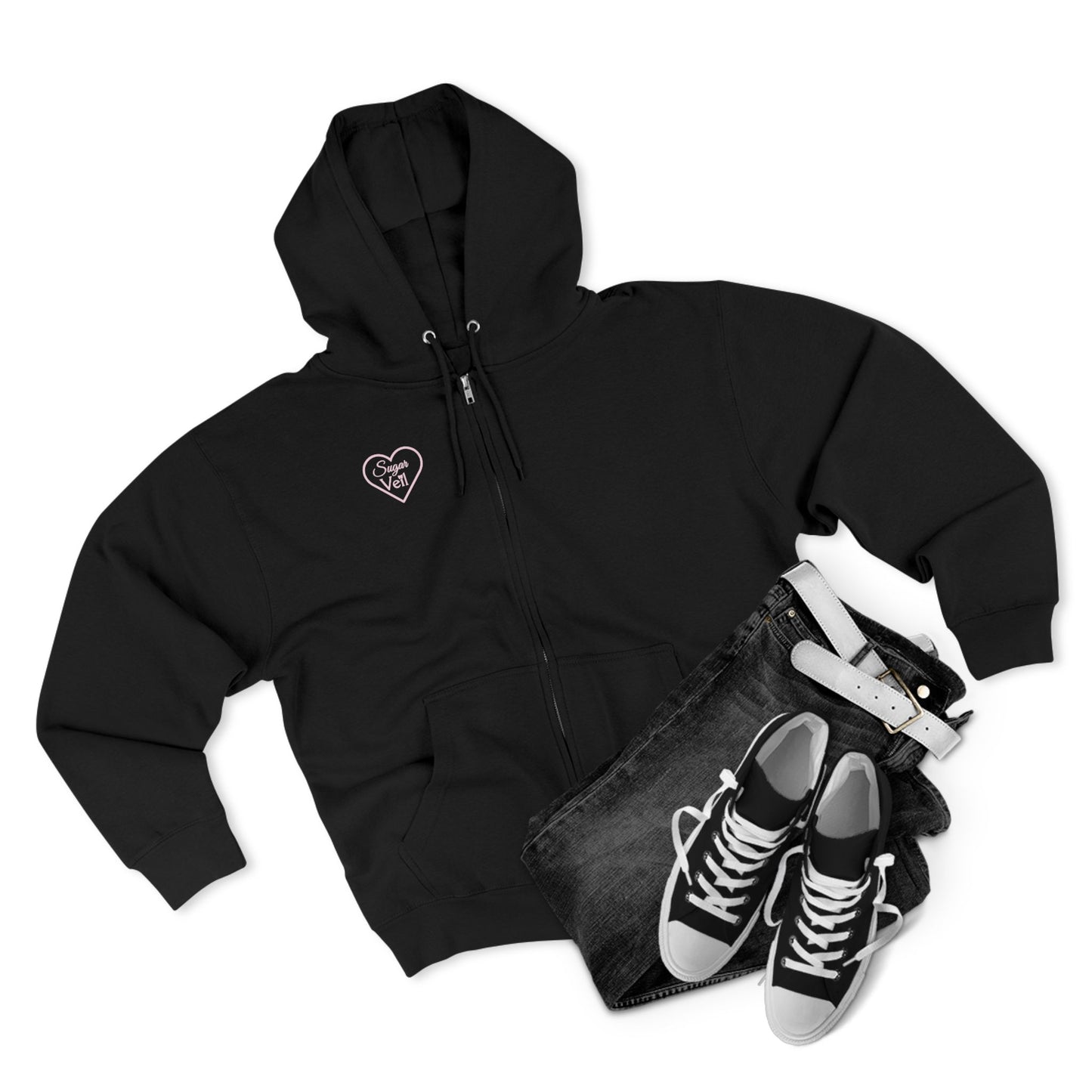 Pretty Damage Zip-Up Hoodie