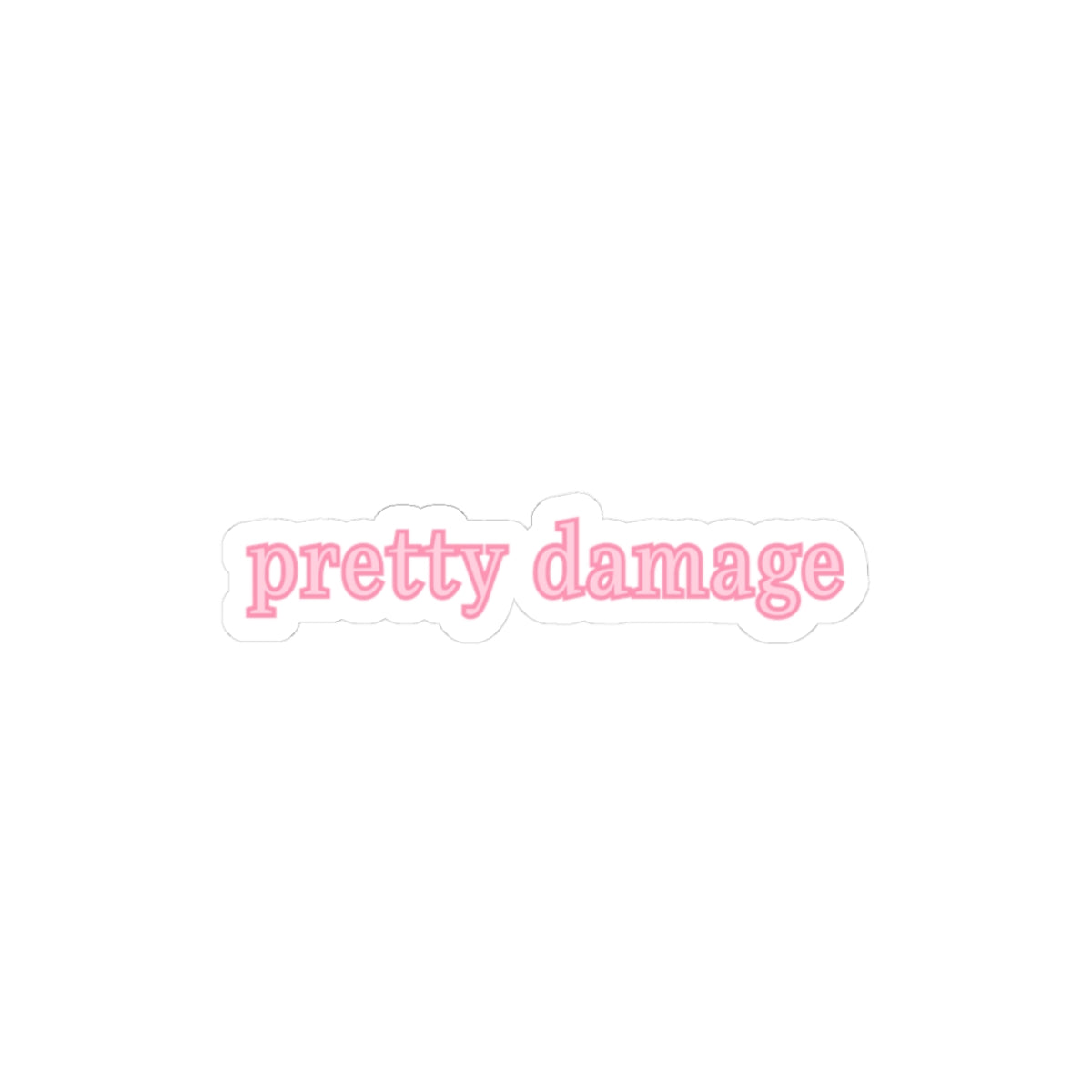 Pretty Damage Sticker