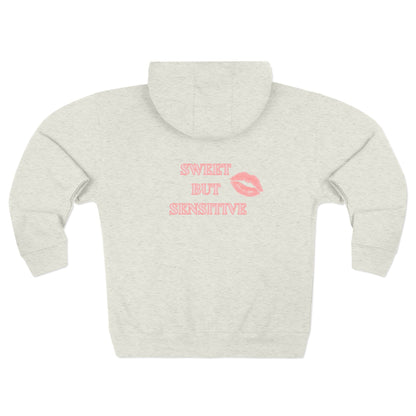 Sweet But Sensitive Zip-Up Hoodie | Super Sweet Version