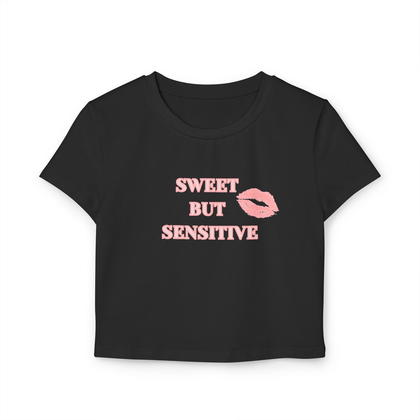 Sweet But Sensitive Cropped Baby Tee | Super Sweet Version