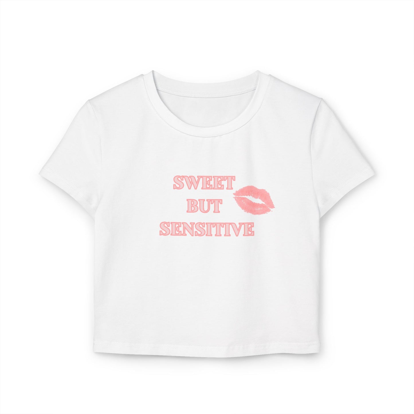 Sweet But Sensitive Cropped Baby Tee | Super Sweet Version